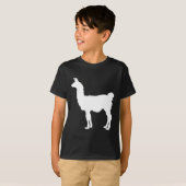 Llama silhouette t-shirt (Voorkant volledig)