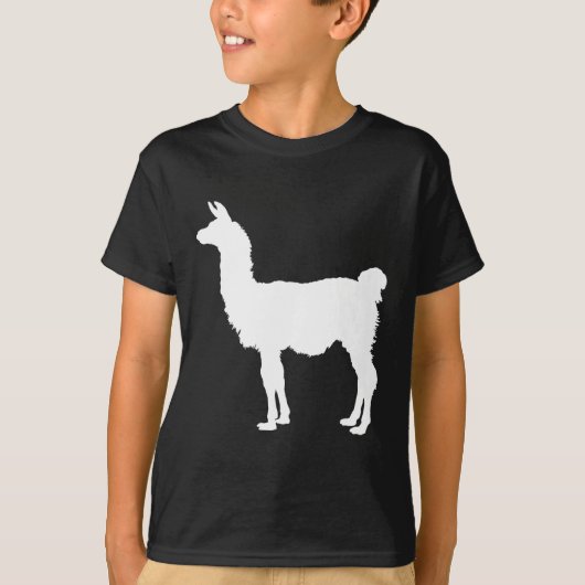 Llama silhouette t-shirt (Voorkant)
