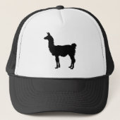 Llama silhouette trucker pet (Voorkant)