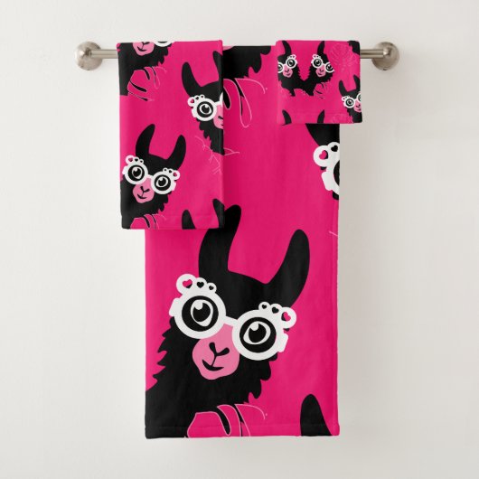 Llama Sisters Bad Handdoek (Insitu)