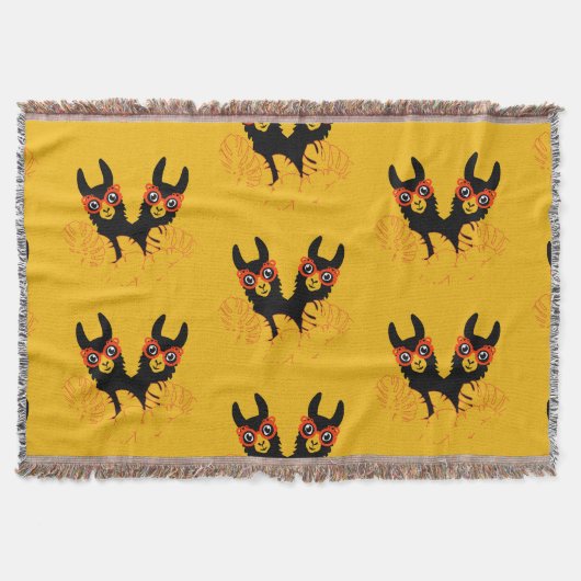 Llama Sisters Deken (Voorkant)