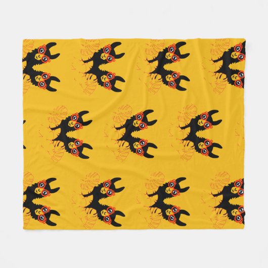 Llama Sisters Fleece Deken (Voorkant (Horizontaal))