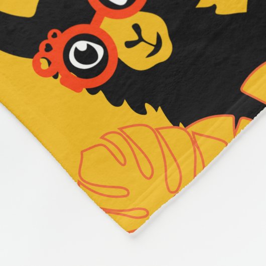 Llama Sisters Fleece Deken (Hoek)