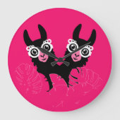 Llama Sisters Grote Klok (Voorkant)