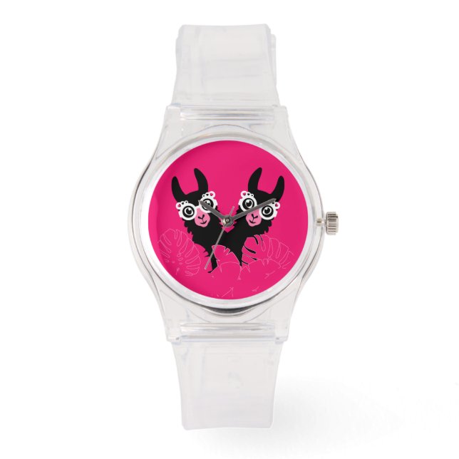 Llama Sisters Horloge (Voorkant)