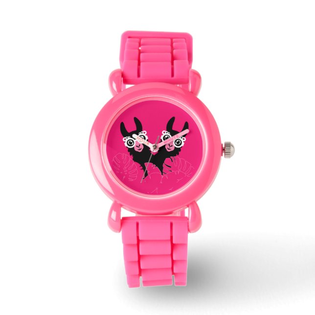 Llama Sisters Horloge (Voorkant)