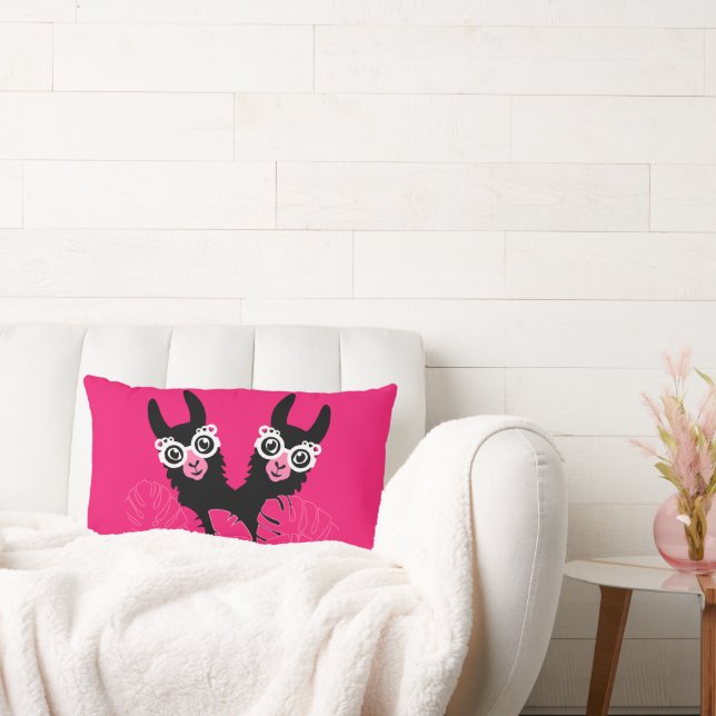 Llama Sisters Kussen (Bank)