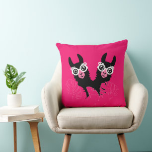 Llama Sisters Kussen