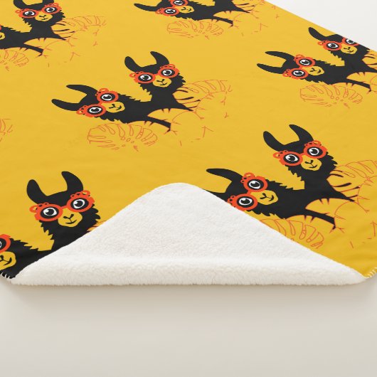 Llama Sisters Sherpa Deken (3/4)