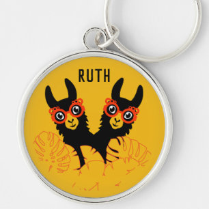 Llama Sisters Sleutelhanger