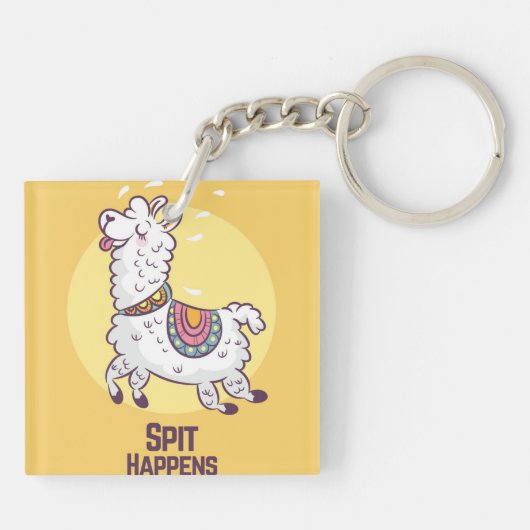 Llama Sleutelhanger (Achterkant)