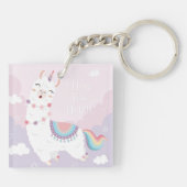 Llama Sleutelhanger (Achterkant)