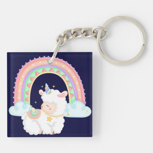 Llama Sleutelhanger (Achterkant)