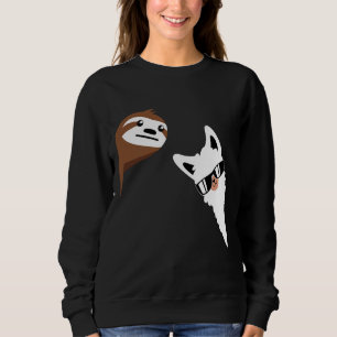 Llama Sloth Alpaca Farmer Boerderij Funny Trui