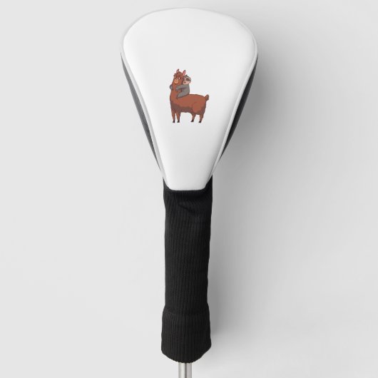 LLAMA SLOTH HUGGGGING GOLFHEADCOVER (Voorkant)