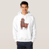 LLAMA SLOTH HUGGGGING HOODIE (Voorkant volledig)