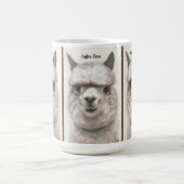 Llama Smile personaliseer de grote koffie-Mok Koffiemok (Center)