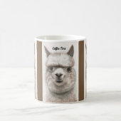 Llama Smile personaliseer de grote koffie-Mok Koffiemok (Center)