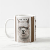 Llama Smile personaliseer de grote koffie-Mok Koffiemok (Links)