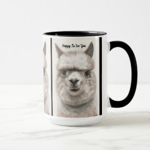 Llama Smile personaliseer de grote koffie-Mok Mok