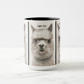 Llama Smile personaliseer de grote koffie-Mok Mok (Midden)