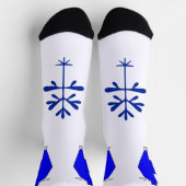 Llama Sokken in blauw, Take 2 (Top)