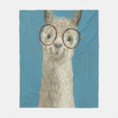 Llama-soorten - Ronde eyeglassen Fleece Deken (Voorkant)