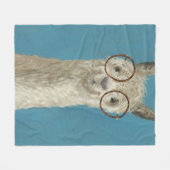 Llama-soorten - Ronde eyeglassen Fleece Deken (Voorkant (Horizontaal))