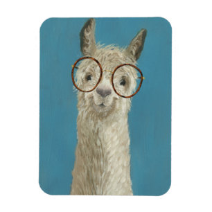 Llama-soorten - Ronde eyeglassen Magneet