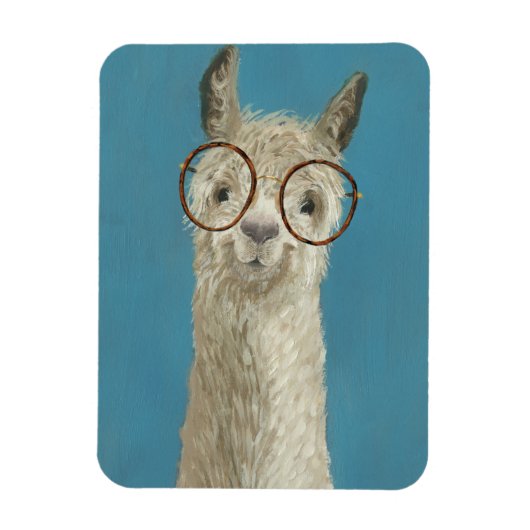 Llama-soorten - Ronde eyeglassen Magneet (Verticaal)