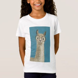 Llama-soorten - Ronde eyeglassen T-shirt