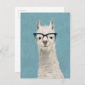 Llama Specs - Square Briefkaart (Voorkant / Achterkant)
