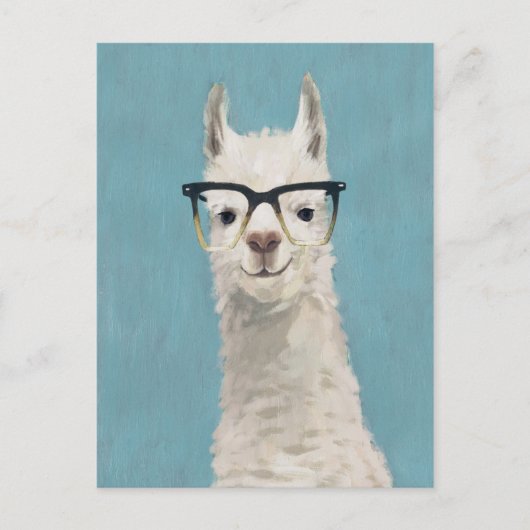 Llama Specs - Square Briefkaart (Voorkant)