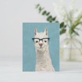 Llama Specs - Square Briefkaart (Staand voorkant)