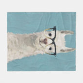Llama Specs - Square Fleece Deken (Voorkant (Horizontaal))