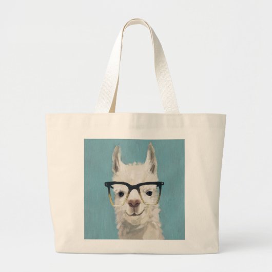 Llama Specs - Square Grote Tote Bag (Voorkant)