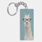 Llama Specs - Square Sleutelhanger (Voorkant Links)
