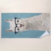 Llama Specs - Square Strandlaken (Voorkant)