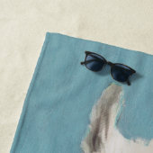 Llama Specs - Square Strandlaken (In situ)