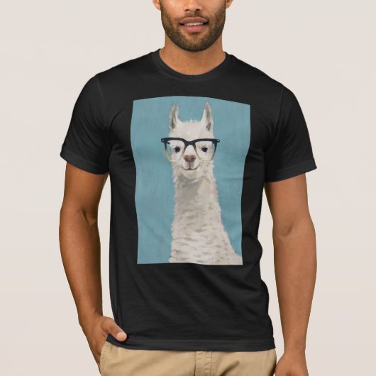 Llama Specs - Square T-shirt (Voorkant)