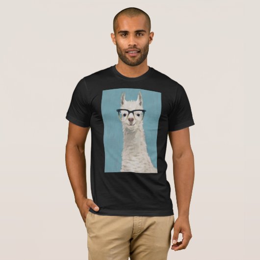 Llama Specs - Square T-shirt (Voorkant volledig)