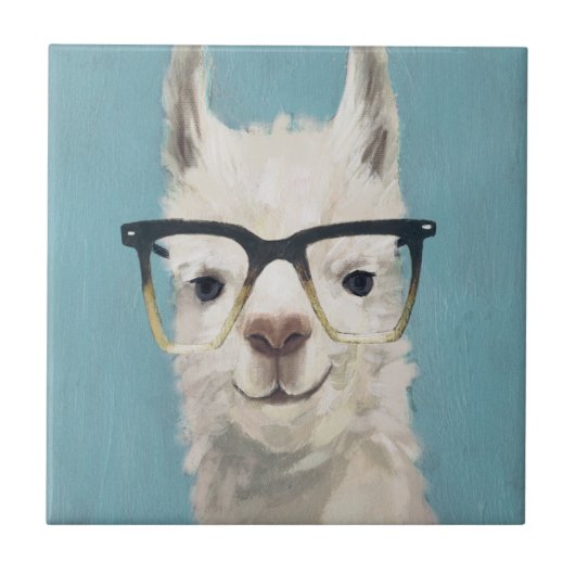 Llama Specs - Square Tegeltje (Voorkant)
