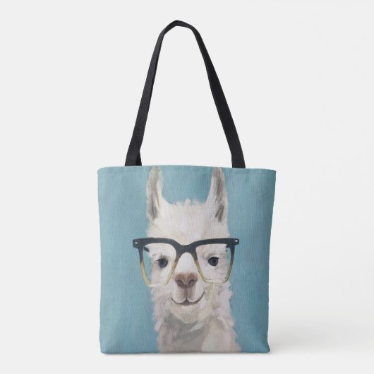 Llama Specs - Square Tote Bag (Achterkant)