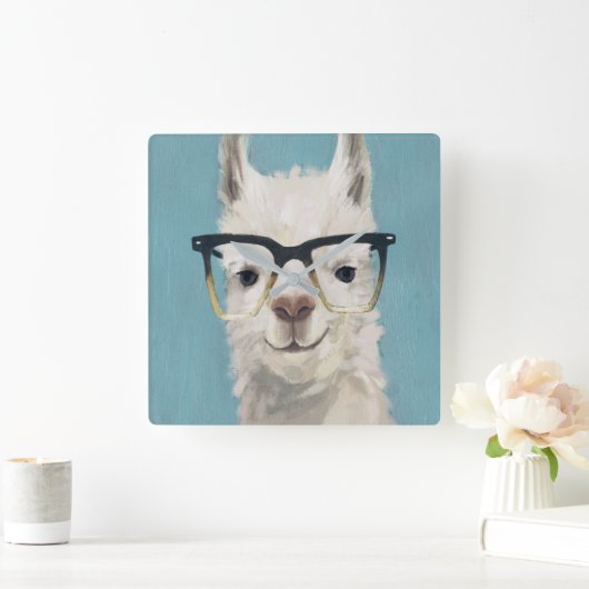 Llama Specs - Square Vierkante Klok (Huis)