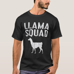 Llama Squad Dierenliefhebber T-shirt