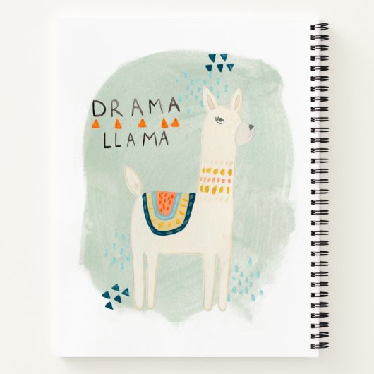 Llama Squad - Drama Llama Notitieboek (Achterkant)