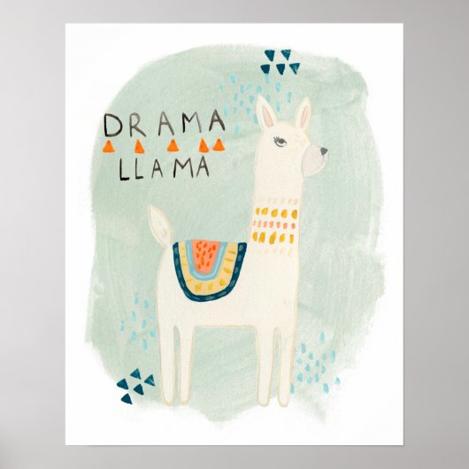 Llama Squad - Drama Llama Poster (Voorkant)