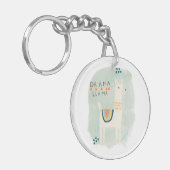 Llama Squad - Drama Llama Sleutelhanger (Voorkant Links)