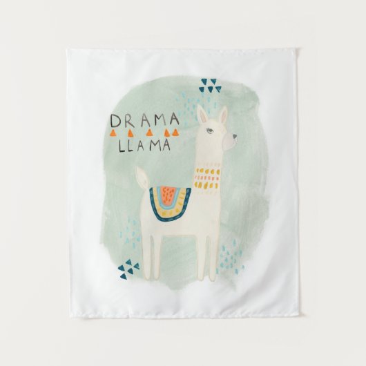 Llama Squad - Drama Llama Wandkleed (Voorkant)