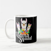 Llama Squad Funny Cute Llama Matching Koffiemok (Links)